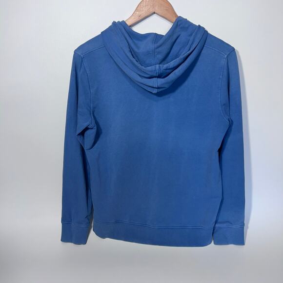 Peter Millar Women Sweatshirt Medium Blue Natural Fading Hoodie Pullover - Picture 2 of 10